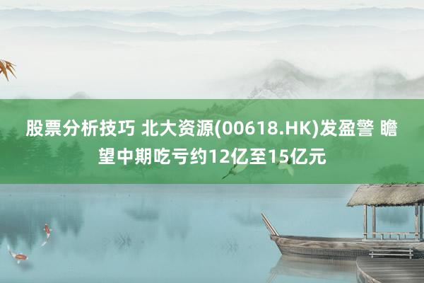 股票分析技巧 北大资源(00618.HK)发盈警 瞻望中期吃亏约12亿至15亿元