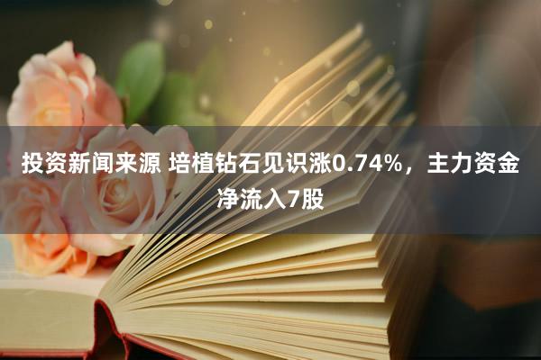 投资新闻来源 培植钻石见识涨0.74%，主力资金净流入7股