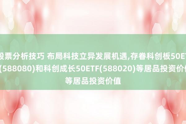 股票分析技巧 布局科技立异发展机遇,存眷科创板50ETF(588080)和科创成长50ETF(588020)等居品投资价值