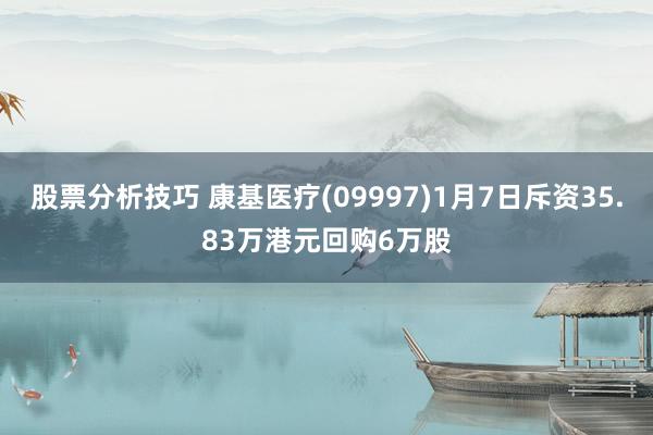 股票分析技巧 康基医疗(09997)1月7日斥资35.83万港元回购6万股