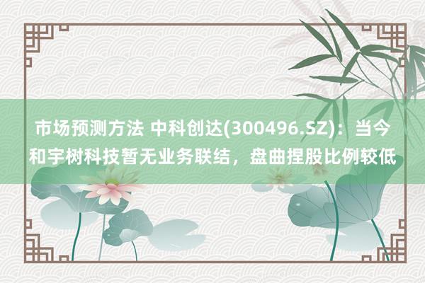 市场预测方法 中科创达(300496.SZ)：当今和宇树科技暂无业务联结，盘曲捏股比例较低